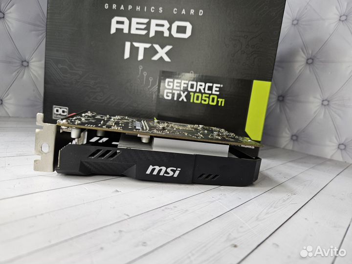 Игровая видеокарта GTX 1050 Ti 4gb Msi Aero