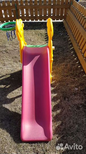 Детская горка пластиковая бу