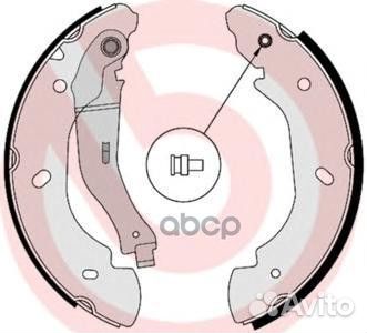 Колодки тормозные барабанные зад LCV S24538