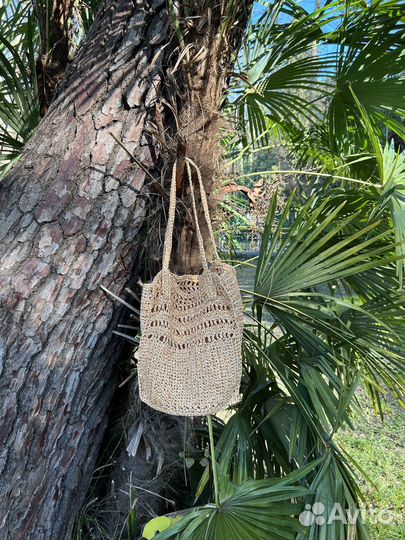 Шоппер вязаный «prada»