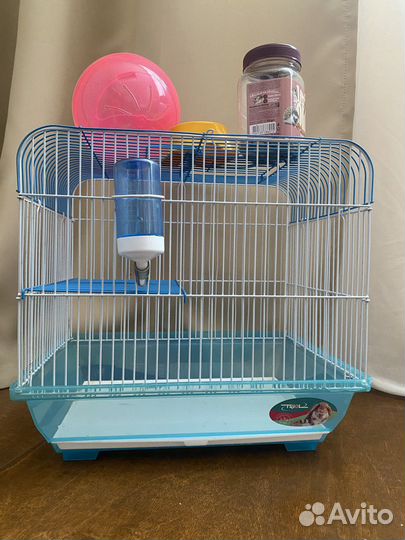 Клетка и наполнителя 9 кг