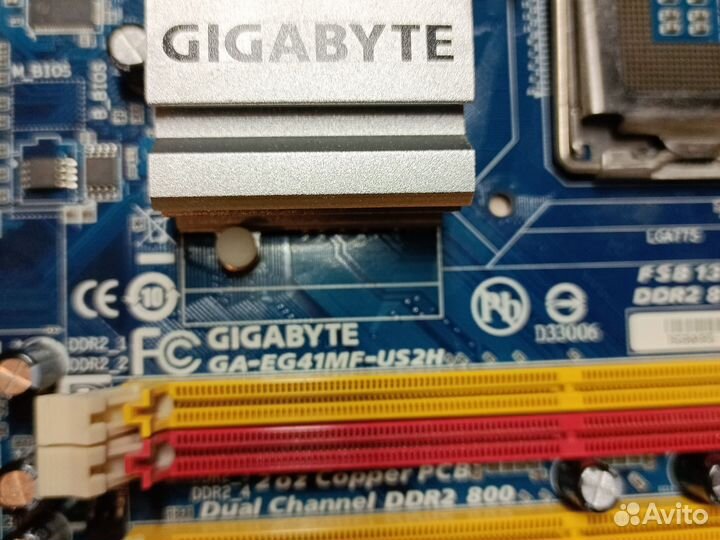 Материнская плата gigabyte GA-EG41MF-US2H