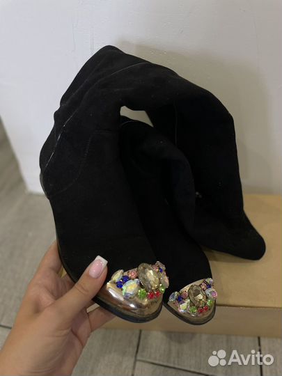 Сапоги ботфорты