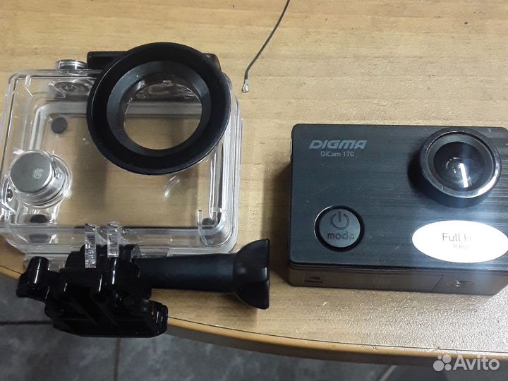 Экшн камера digma dicam170
