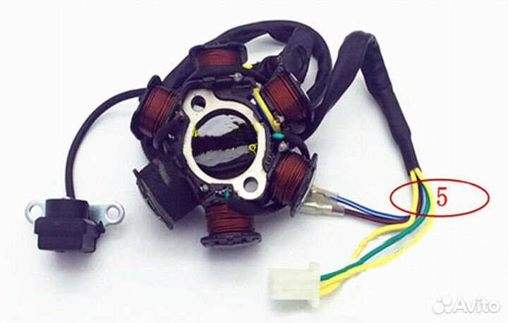 Статор (5+1 катушка) 157QMJ 150см3