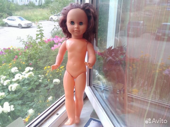 Кукла гдр, СССР, 50см улыбашка раунштайн в ремонт