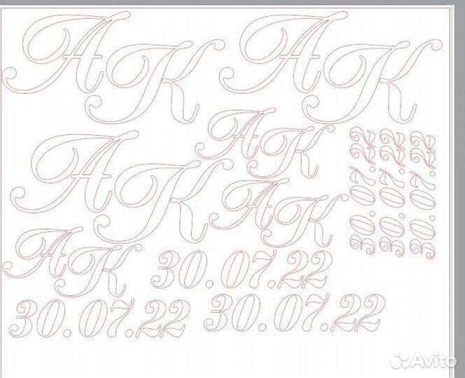 Печать на свадебные аксессуары