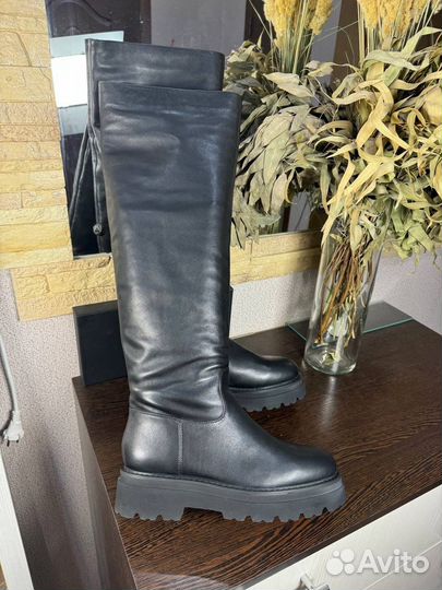 Сапоги ботфорты 39р зимние Эконика Premium