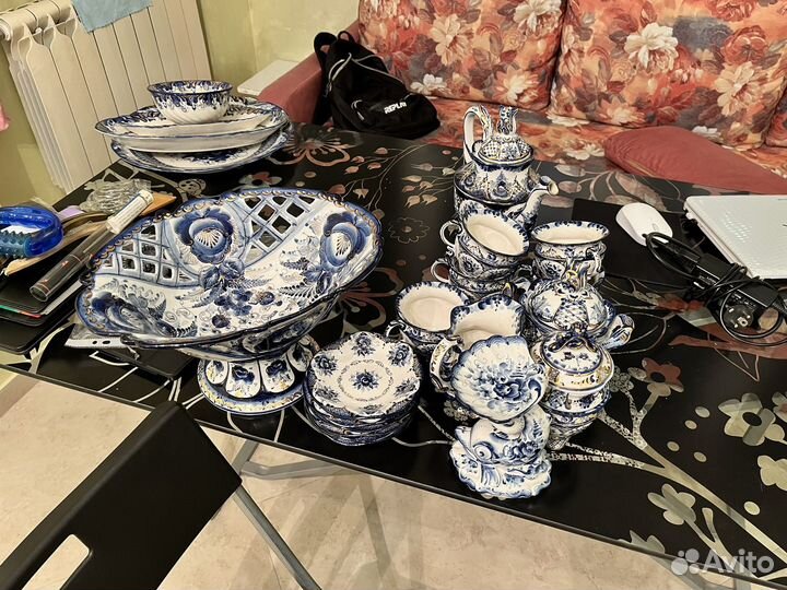 Коллекция изделия Гжели