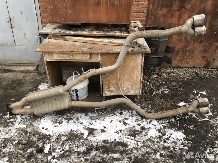 Глушитель audi a8 d3