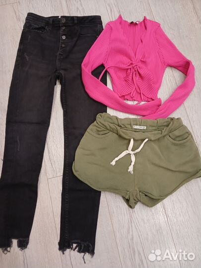 Вещи для девочки пакетом xs s