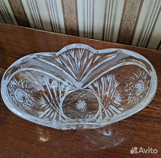 Ваза хрустальная конфетница