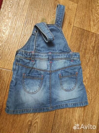Джинсовый комбинезон для девочки