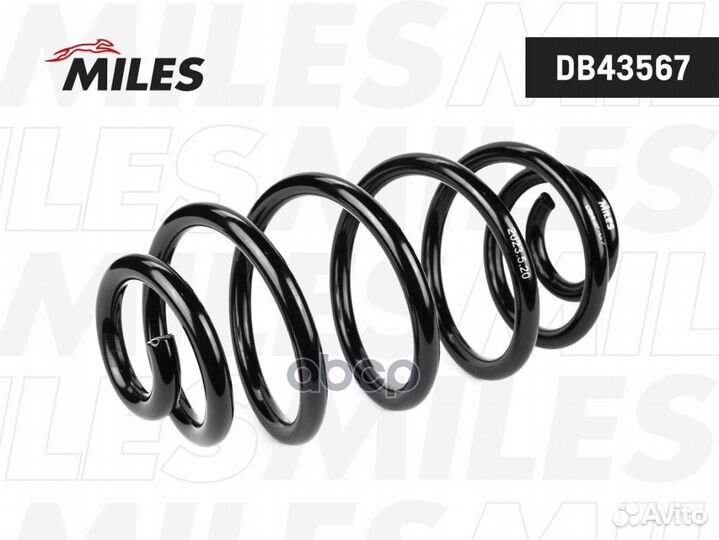 DB43567 Пружина подвески opel insignia 08- задняя