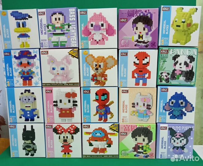 3 d конструктор, куроми, Китти, Человек паук