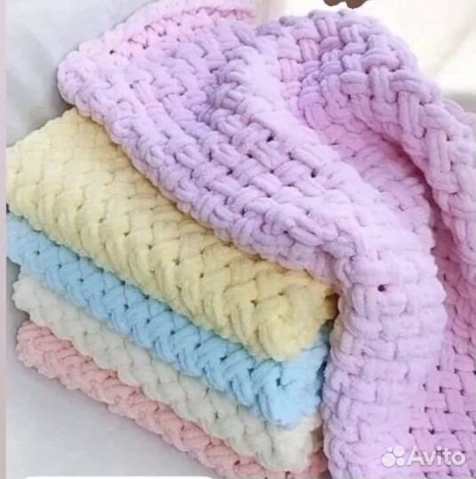 Плед детский плюшевый