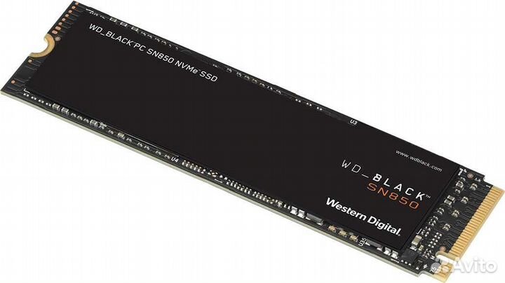 SSD WD Black SN850 1TB (PCIe 4.0, NVMe, 7000 MB/s)