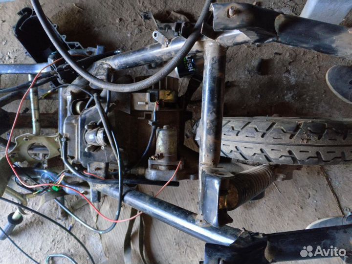 Скутер на запчасти