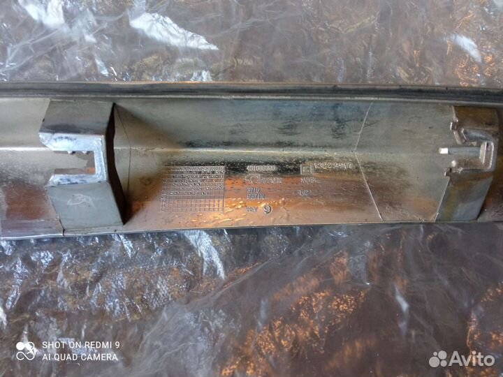 Накладка, молдинг, коса на крышку багажника, опель