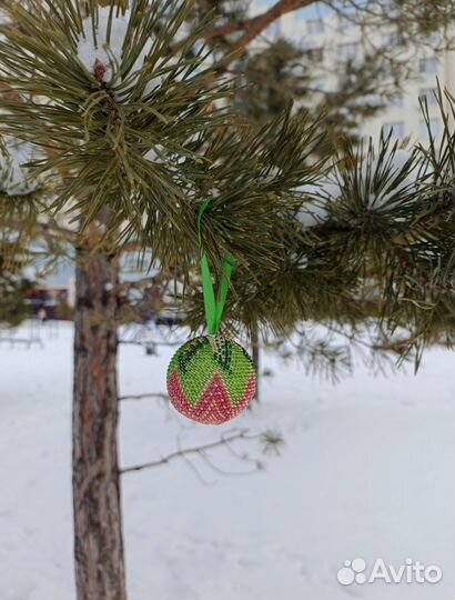 Елочные шары ручной работы