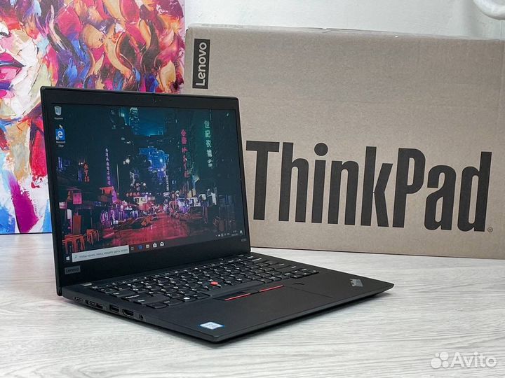 Безрамочный Lenovo X390 i5-8250U 8 SSD 256 FHD IPS