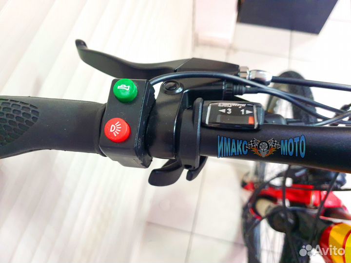 Электрический велосипед Turaid красный (мужской)