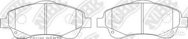 Колодки NiBK PN1233 nibk PN1233
