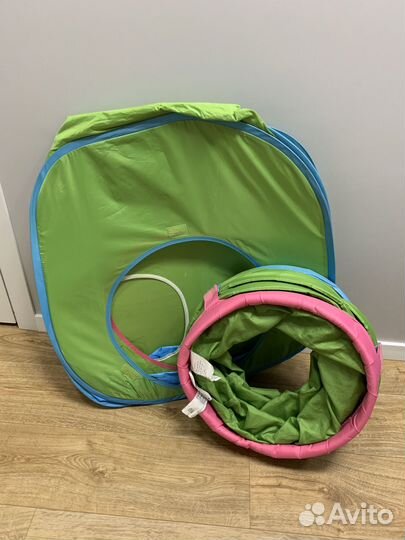 Детский игровой тоннель и домик Икеа буса