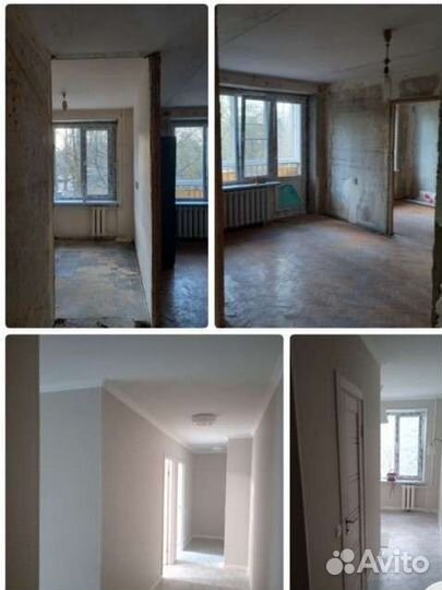 Шпаклёвка, Штукатурка, покраска