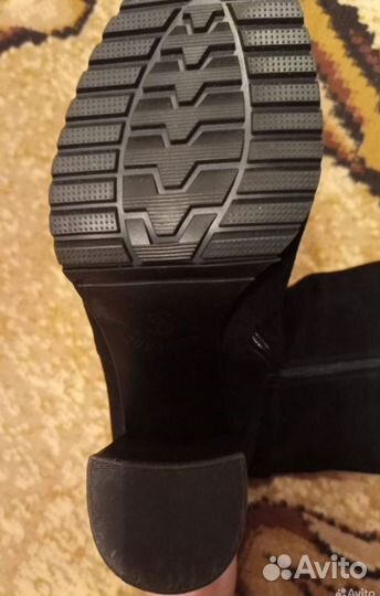 Зимние женские сапоги 38 натуральный замш