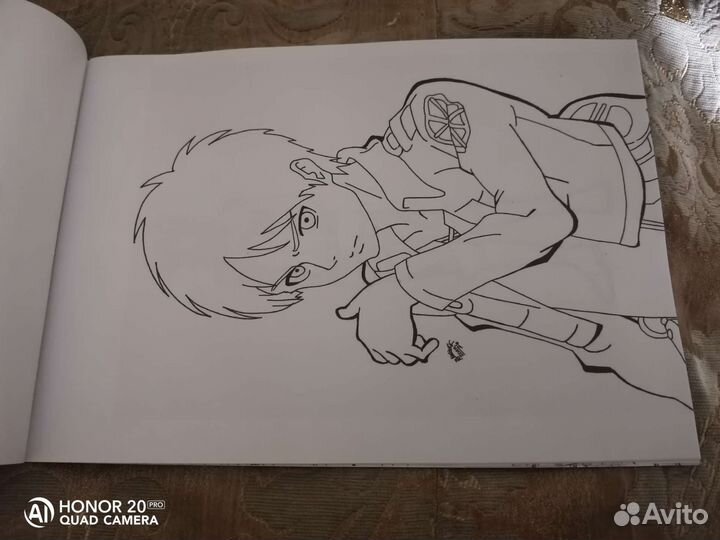 Раскраска аниме
