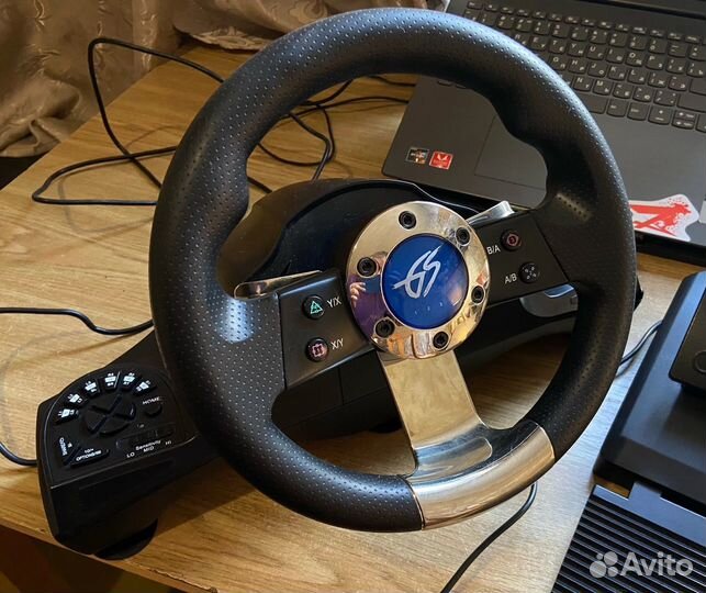 Руль игровой Wheelman 2 (черный)