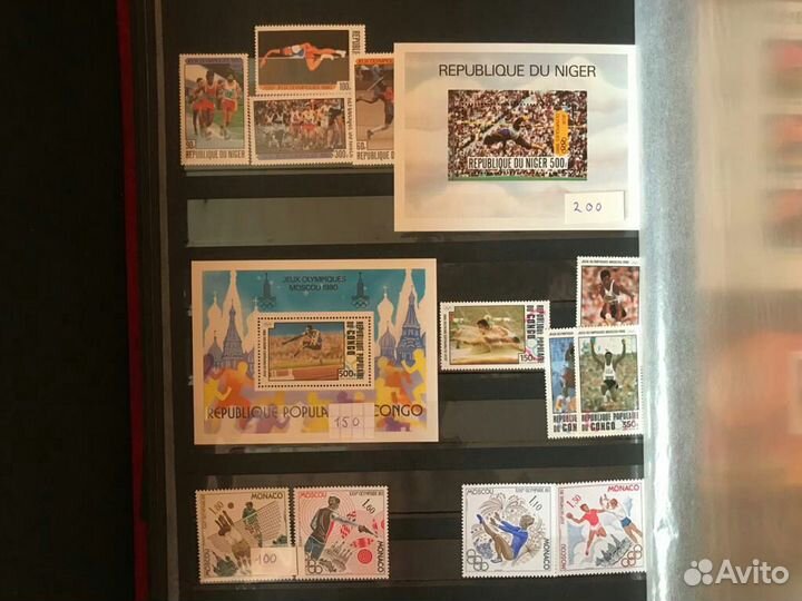 Марки Москва 1980