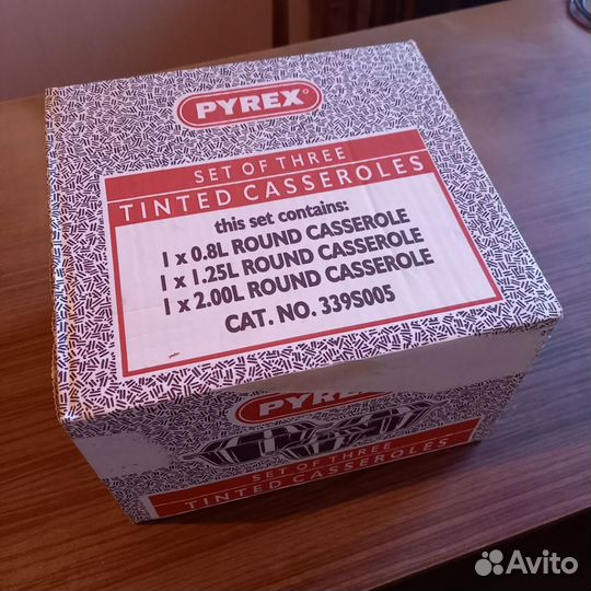 Набор кастрюль pyrex из жаропрочного стекла