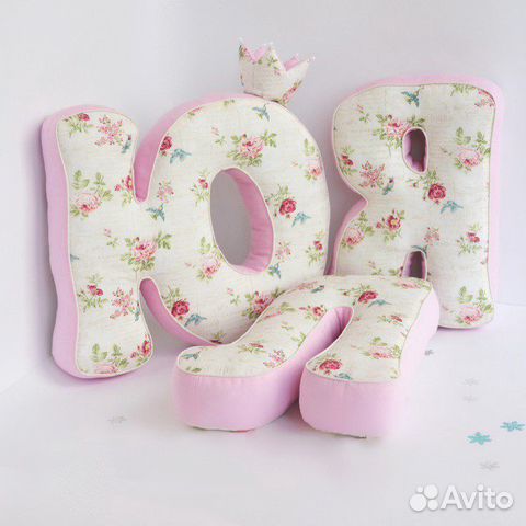 Буквы подушки