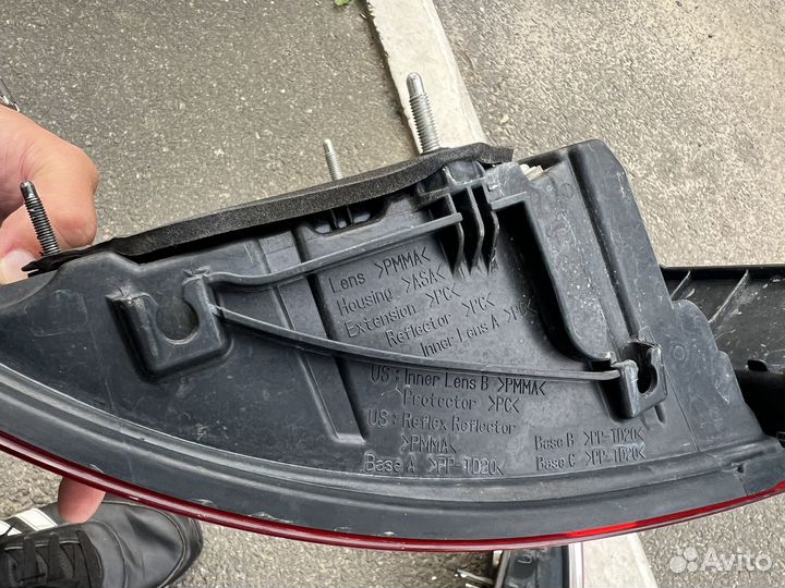 Задние фонари lexus es 200, 250, 300h, 350