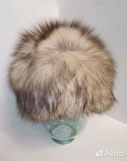 Шапка женская песец на поделки, торг