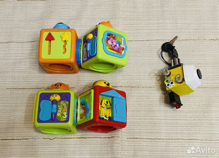 Погремушки, подвески, машинки от О+