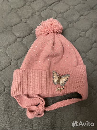Шапка осенняя для девочки 50 52