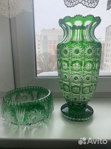 Хрустальная ваза Чехия и Германия