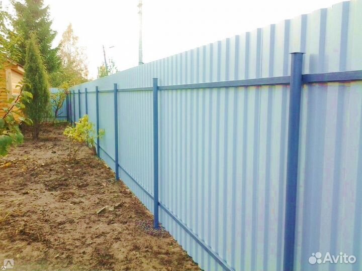 Забор из профнастила