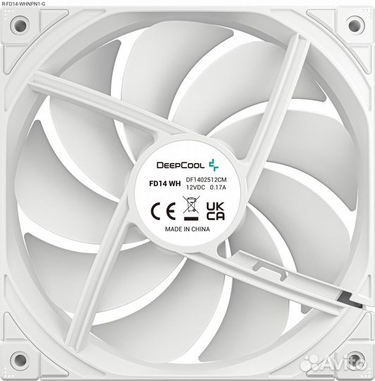 R-FD14-whnpn1-G, Корпусный вентилятор DeepCool FD14