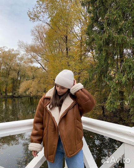 Дубленка zara