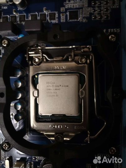 Материнская плата 1155 с процессором i3 3240