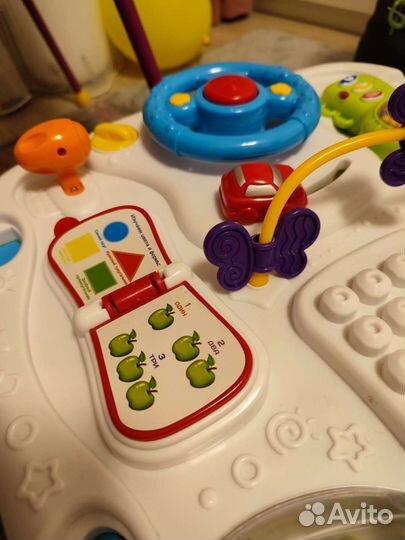 Развивающий стол двусторонний музыкальный