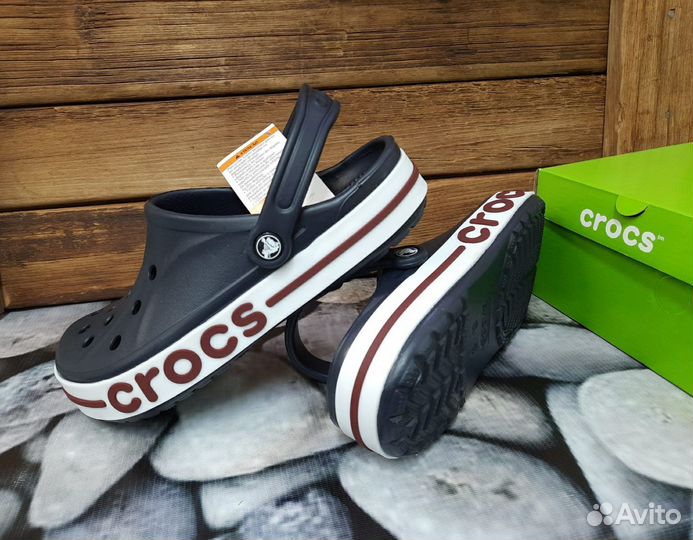 Crocs крокс мужские артикул 01 синий/коробка