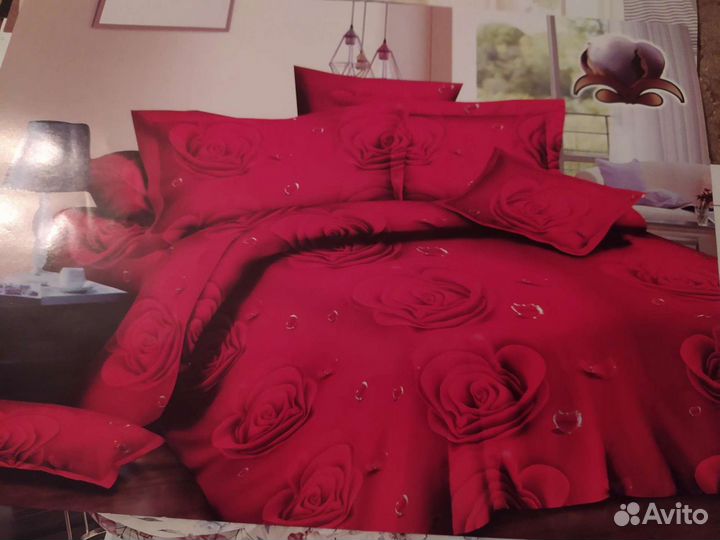 Постельное белье новое евро