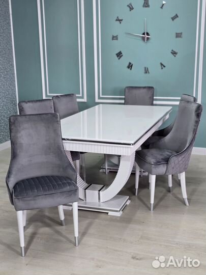 Стол и стулья Луна