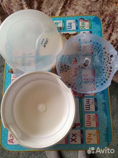 Стерилизатор philips avent+бутылочки+поильник