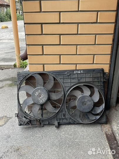 Диффузор с вентиляторами Volkswagen Skoda Seat